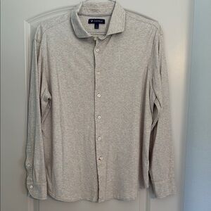 Daniel Cremieux Tan Casual Button Down Shirt Soft Fabric